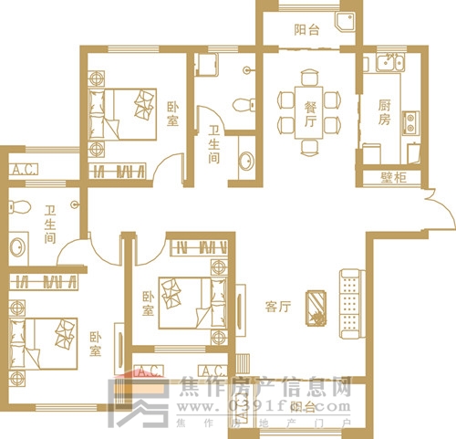 建業(yè)?森林半島V期140.2 平戶型